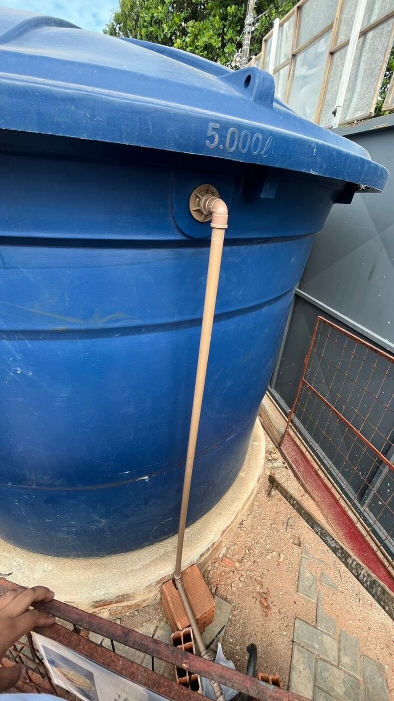 Caixa d'água de 5.000 litros