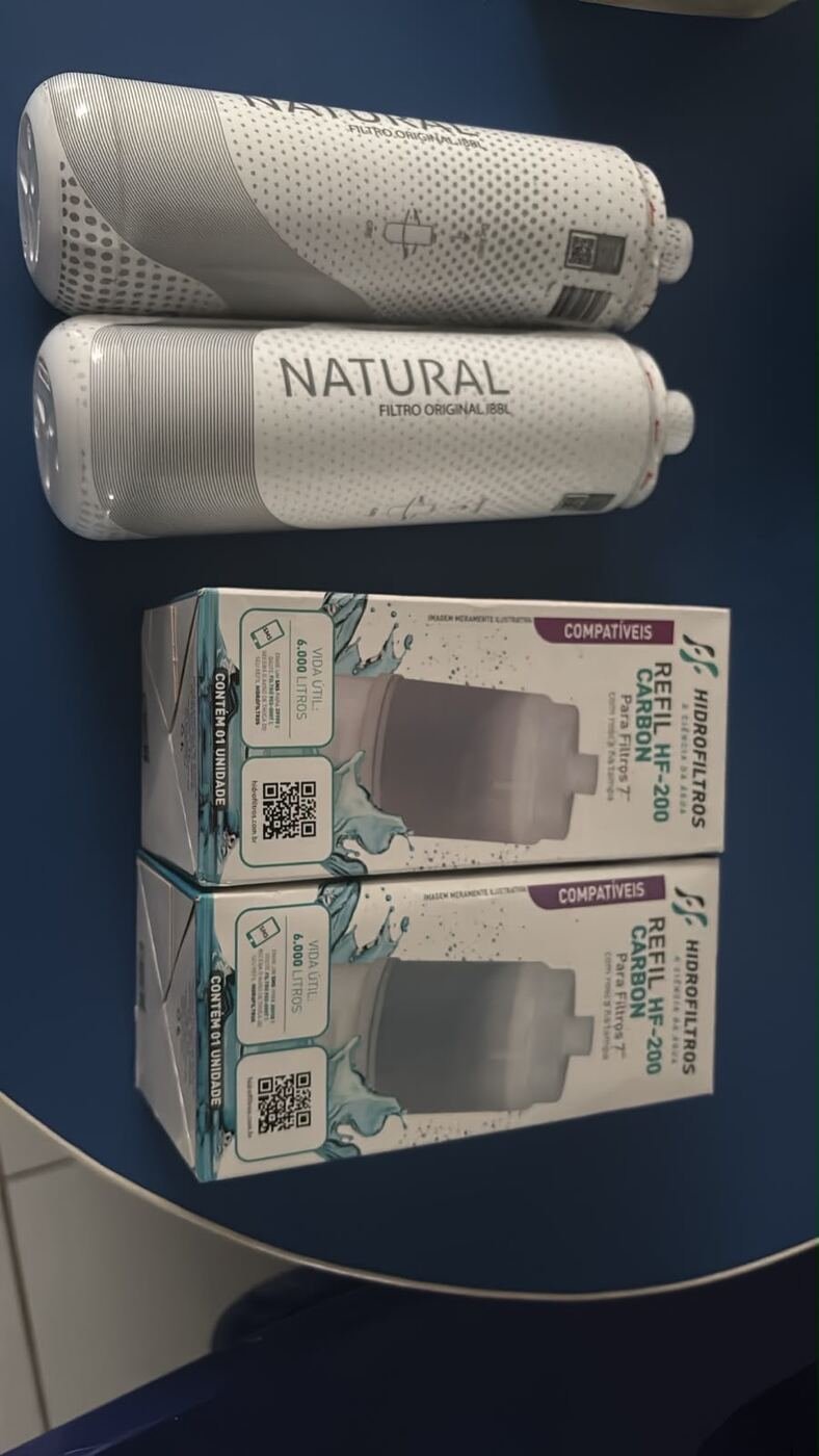 Refis de filtro novos